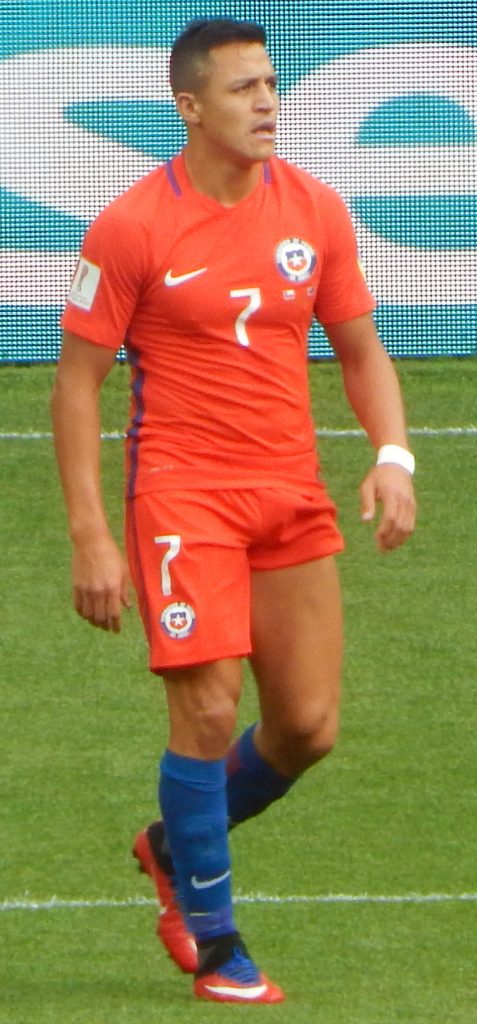 Alexis Sánchez, attaquant du Chili