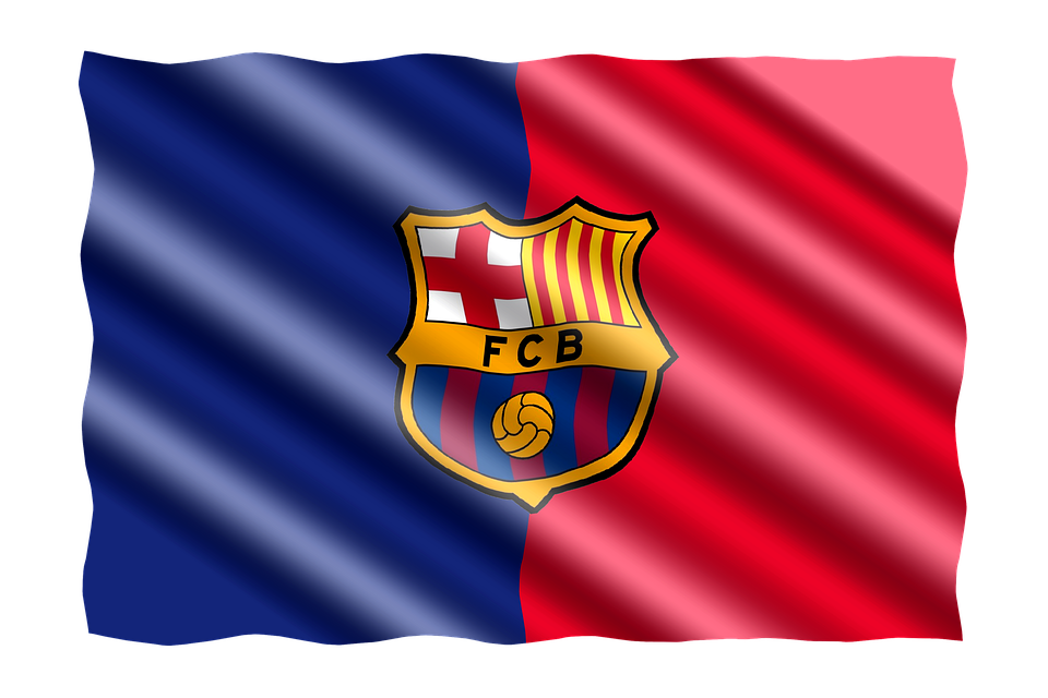 Drapeau du FC Barcelone