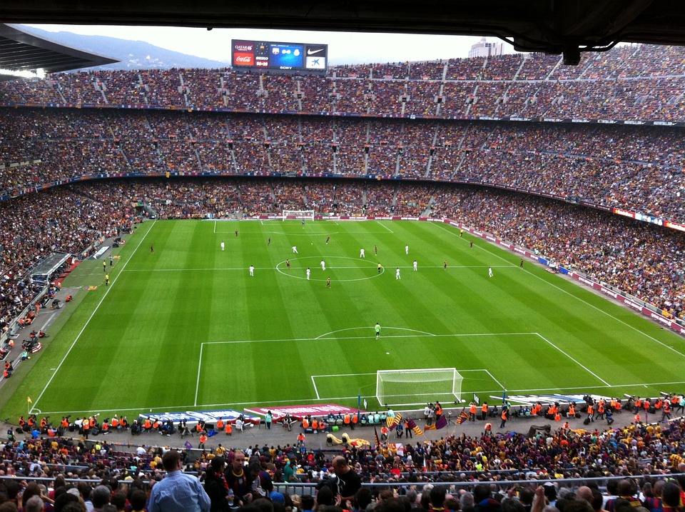 Stade du Camp Nou lors d’un match contre le Real Madrid